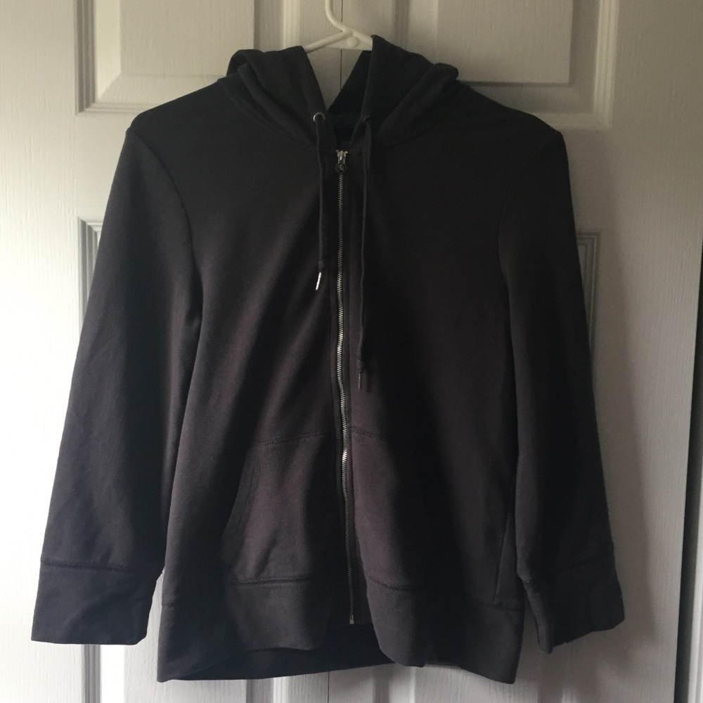 Express graphic zip up sweatshirt